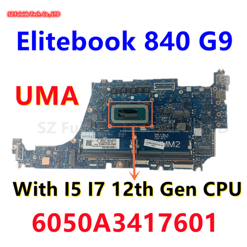 适合 HP/惠普 Elitebook840 G9 I5-1245U 主板 6050A3417601