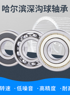 哈尔滨低噪音深沟球轴承 6316 6317 6318 6319 6320 6322  ZZ 2RZ