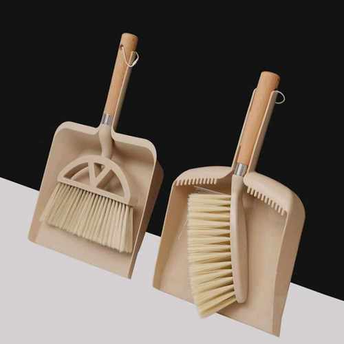 木质手柄大号桌面清洁套装