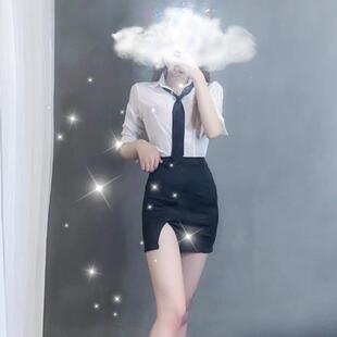 情趣内衣性感紧身包臀秘书OL制服诱惑教师套装夜店短裙职业装束