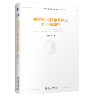 中国国民经济核算体系修订问题研究 政府统计研究系列 北京大学旗舰店正版
