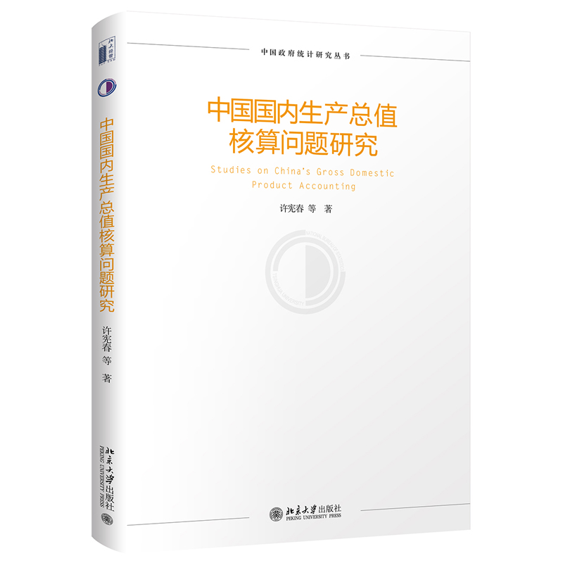 中国国内生产总值核算问题研究 政府统计研究系列 北京大学旗舰店正版
