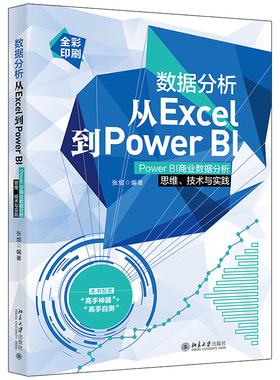 数据分析从Excel到Power BI：Power BI商业数据分析思维、技术与实践 北京大学旗舰店正版