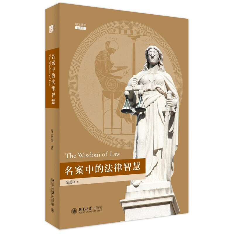 名案中的法律智慧 徐爱国 培文通识大讲堂 用讲故事方法讲法律 西方法律史趣谈英美法系案例 语言威胁侵权行为 北京大学旗舰店正版
