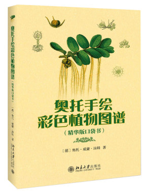 奥托手绘彩色植物图谱（精华版口袋书） 北京大学旗舰店正版