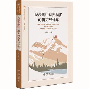 民法典中财产损害的确定与计算 张博文 北京大学旗舰店正版