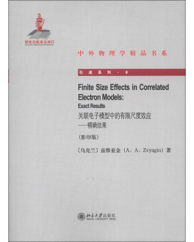 关联电子模型中的有限尺度效应——精确结果 中外物理学精品书系 引进系列 北京大学旗舰店正版