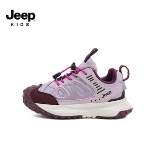 Jeep童鞋女童运动鞋秋季新款中大童户外登山跑步休闲鞋男童篮球鞋