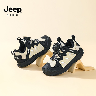 Jeep童鞋加绒学步鞋幼儿园男童2026冬季新款儿童运动鞋婴幼二棉鞋