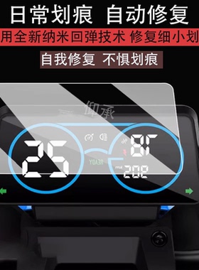 适用于摩兽Pesgo One仪表膜电动车摩兽One青春版液晶表盘屏贴膜摩兽M03保护膜PesgoOne都市版非钢化膜高清防