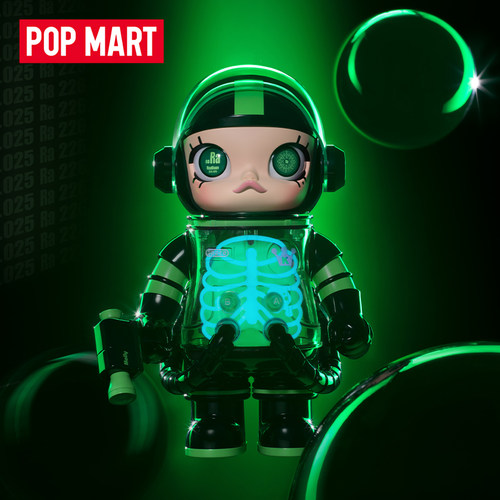 POPMART泡泡玛特MEGA SPACE MOLLY 400%元素No.88镭大娃潮玩摆件