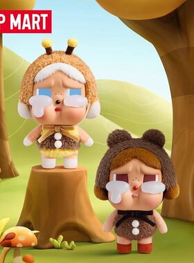 POPMART泡泡玛特Crybaby哭娃眼泪工厂系列搪胶毛绒挂件潮玩盲盒