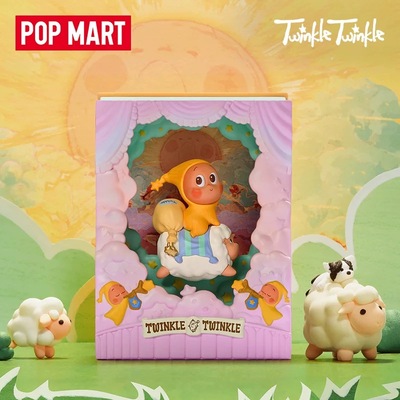 POPMART泡泡玛特 星星人点亮系列场景手办盲盒潮玩摆件礼物