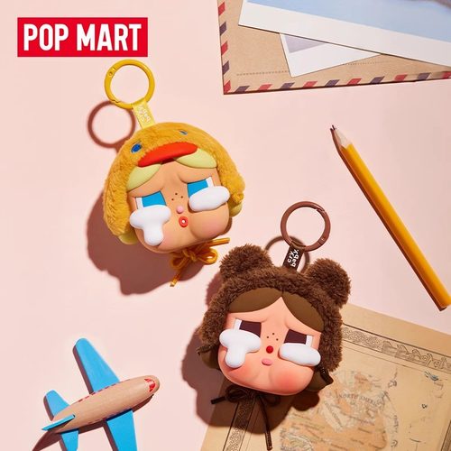 POPMART泡泡玛特CRYBABY哭娃落日歌会眼泪工厂哭哭熊耳机包挂件