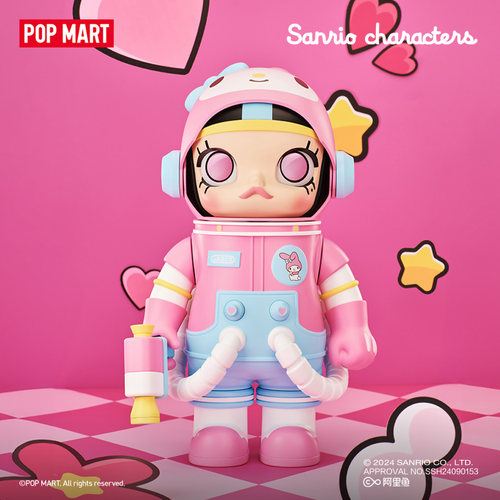 POPMART泡泡玛特MEGA SPACE MOLLY 400%三丽鸥家族大娃盲盒潮玩