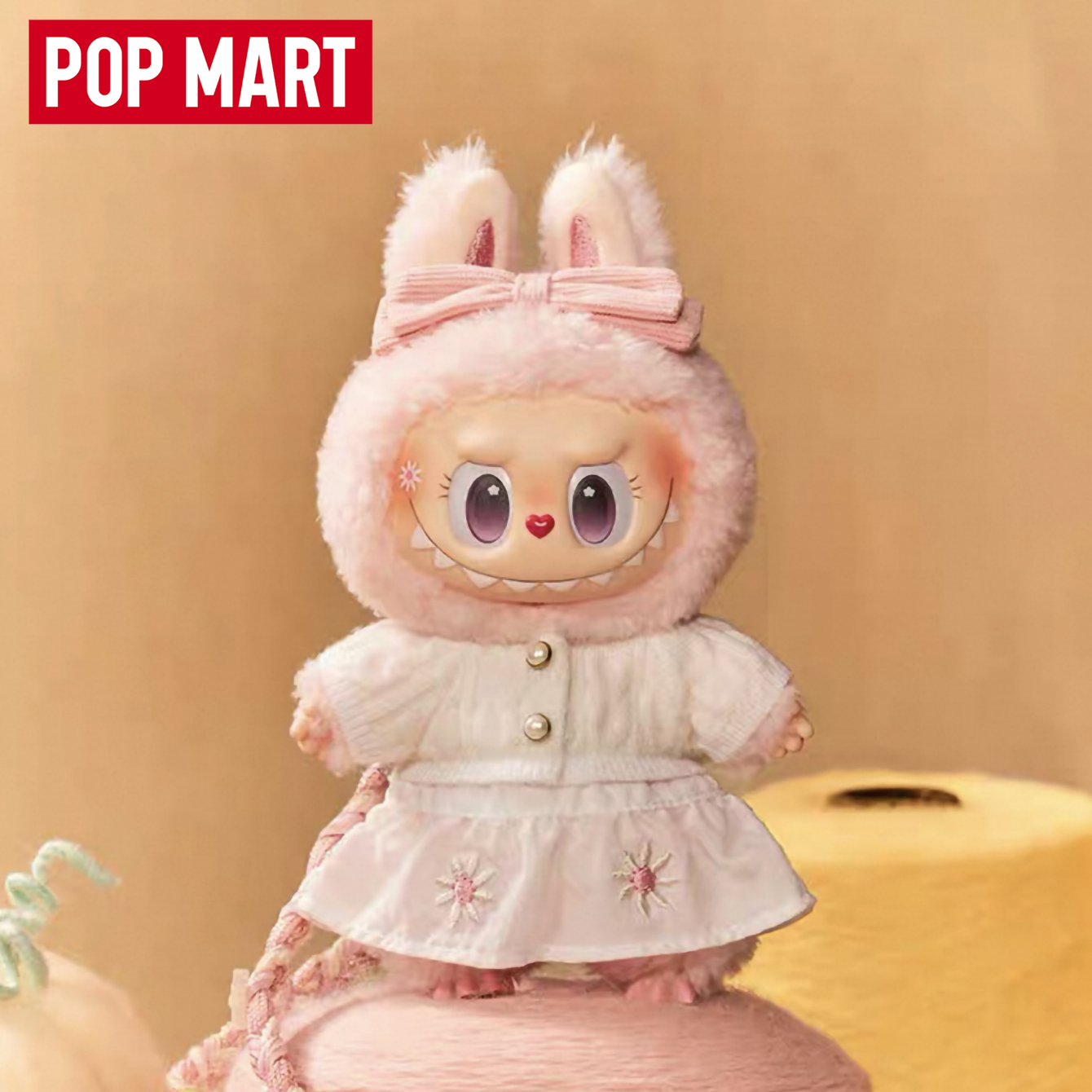 POPMART泡泡玛特MOKOKO毛球派对系列搪胶毛绒挂件吊卡潮玩礼物