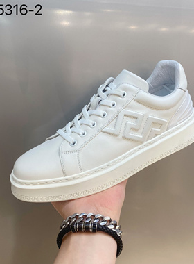 Desandlo德尚德罗新款时尚舒适软底便捷白色板鞋DF5316-2