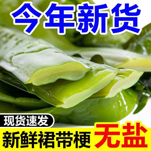 海白菜新鲜盐渍裙带菜梗整箱海白菜商用批发海带梗海藻海白菜咸菜