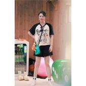 马丽同款 包包童话日系ball chain刺绣mini太阳花环保袋迷你斜挎包