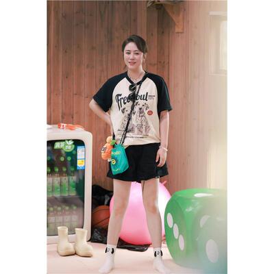 马丽同款包包童话日系ball chain刺绣mini太阳花环保袋迷你斜挎包