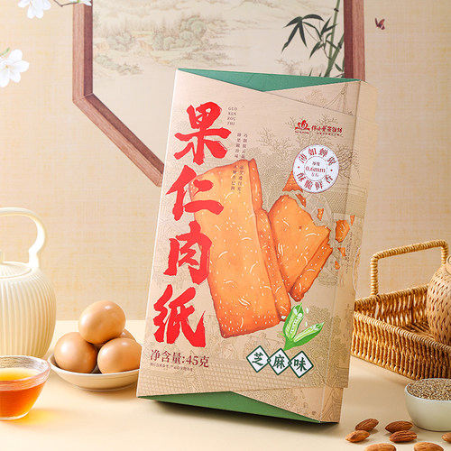 佟小曼果仁牛肉风味肉纸薄如蝉翼