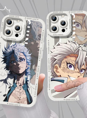 鬼灭之刃不死川实弥手机壳适用苹果1715OPPOY31SRENO13IQOOZ10TURBOIQOONEO10PROPLUS红米NOTE15PRONOTE15卡