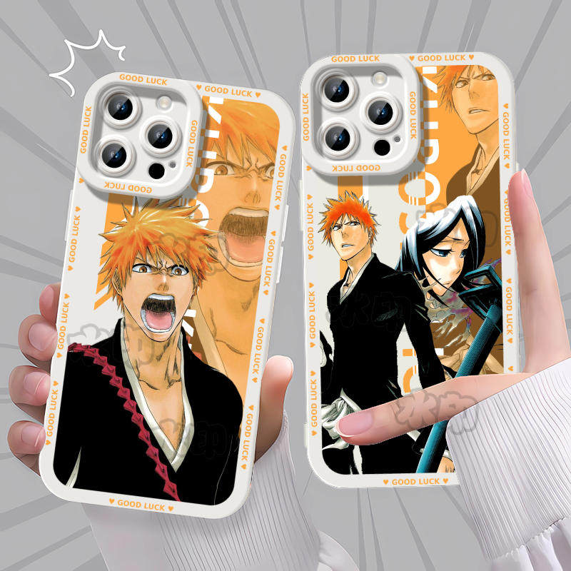 死神境界黑崎一护手机壳适用苹果1711PROMAX17IQOOZ10TURBO小米15IQOOZ9TURBOIQOO13华为MATE70Y37卡通OPPOY3