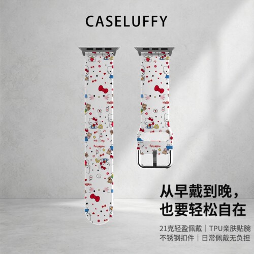 米奇满印适用苹果手表表带Appleiwatchs11/10/SE不锈钢TPUs9/8/7