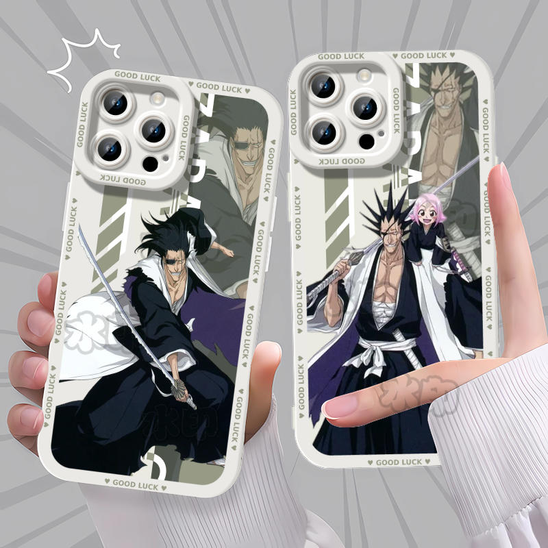 死神境界更木剑八手机壳适用苹果1716小米17IQOONEO10PROPLUS华为NOVA14卡通VIY35MATE50红米K80荣耀300VIVOY