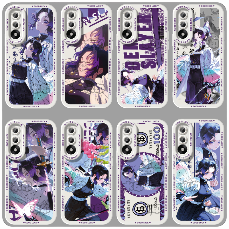 鬼灭之刃蝴蝶忍动漫手机壳适用苹果16华为NOVA13新款VIVOY70S荣耀X50OPPOY52S17400IQOOZ10TURBO300141加ACE5