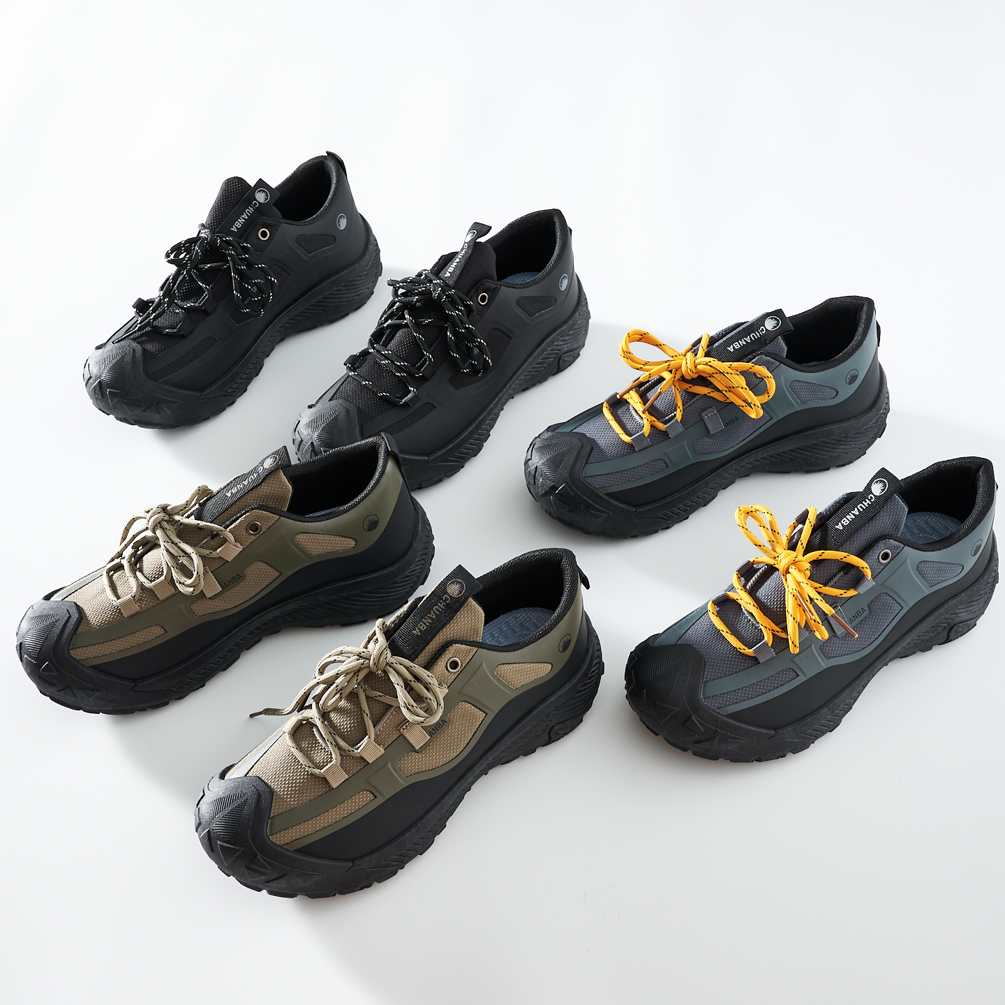 户外风！登山款！轻便减震防滑！男款秋季舒适透气休闲徒步运动鞋