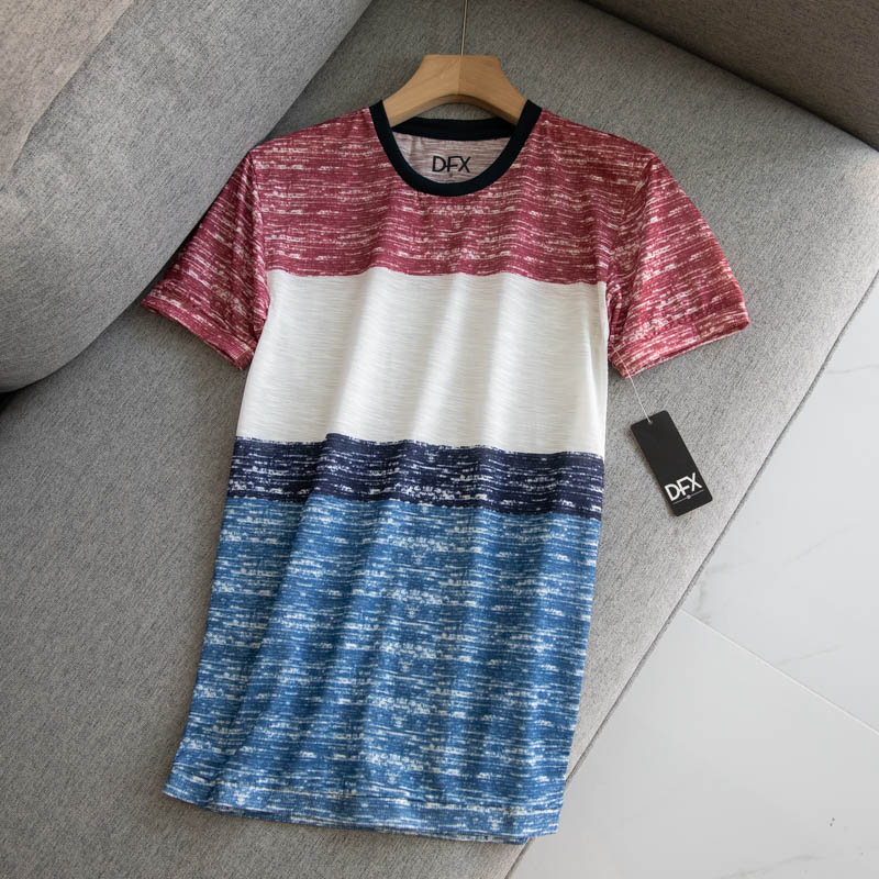 速干弹力花纱舒爽透气休闲短袖