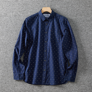 捡漏了 衬衫 春季 舒适纯棉印花百搭休闲长袖 衬衣潮 男款 BI眼入