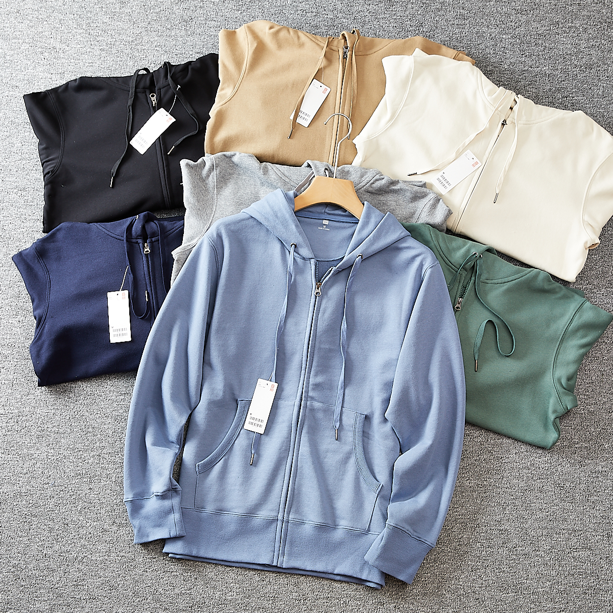 男士拉链开衫卫衣