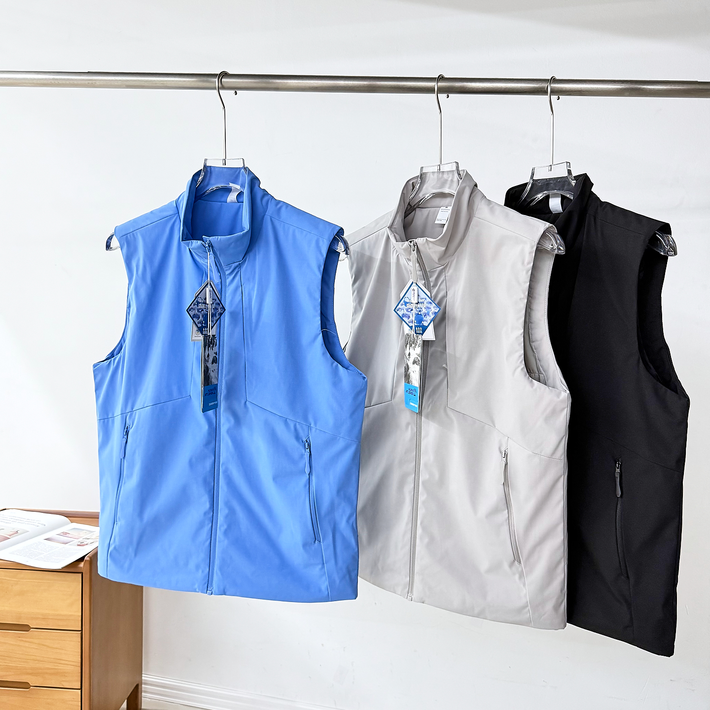 保暖有型！动态裁剪！情侣款秋冬户外立领机能款休闲叠穿棉马甲潮