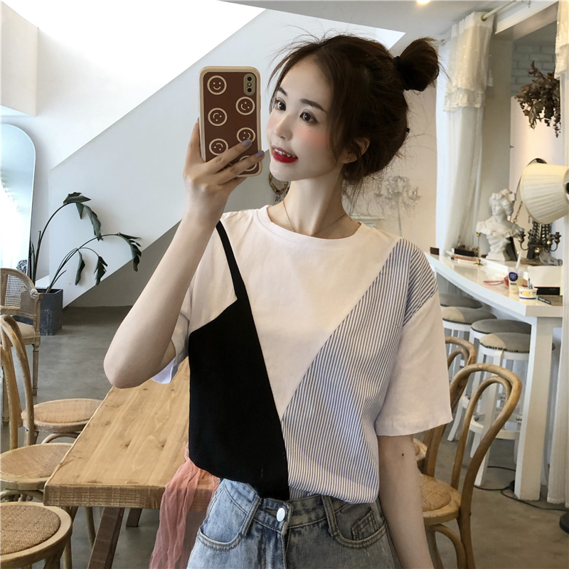 Real shot Summer Short Sleeve T-Shirt women's summer design