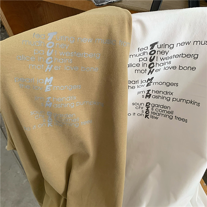 Short sleeve T-shirt women's new round neck T-shirt