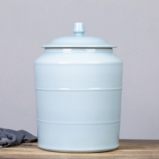 景德镇水缸米缸油桶储水罐家用泡茶水桶陶瓷饮水净水缸盖子带抽水