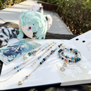 那刻夏 印象手链 崩坏星穹铁道同人衍生周边天然石手链饰品手机链