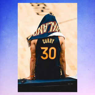 斯蒂芬库里海报墙贴男生房间宿舍卧室客厅篮球励志自粘装 饰贴画