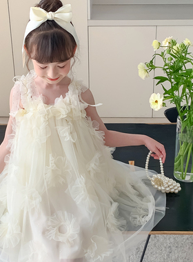 尤画原创设计师2025新款夏季女童连衣裙68087