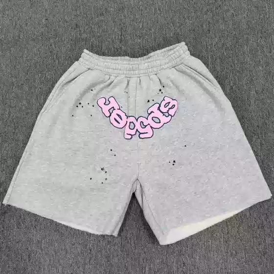 Sp5der spider555 Five-Star Print Unisex Casual Athletic Shorts - Young Thug Style