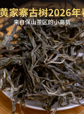 云南保山茶区昌宁漭水茶黄家寨古树茶生茶2026年春茶散茶晒青毛茶