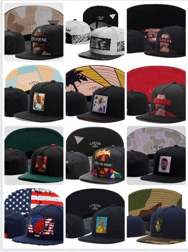 美国caps嘻哈帽biggie2pac韦斯特