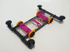 奥迪双钻四驱车 教练 17101竞速地盘 17262神剑护架 成品无限制车