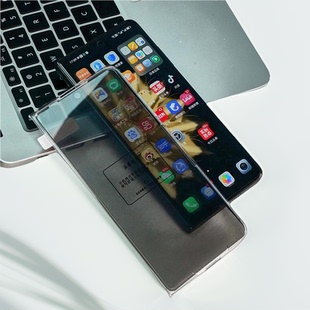 适用华为mate x6折叠屏手机前壳磨砂黑色边框x5硬壳前盖x2超薄全包边防摔壳膜一体带钢化膜matex7保护套外壳