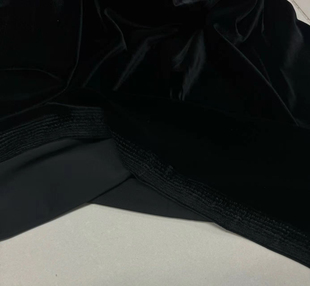 子旗袍服装 高档免烫醋酸丝绒布料 裤 超细天鹅绒 面料 弹力金丝绒