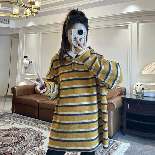 孕妇加绒加厚连帽t恤打底衫