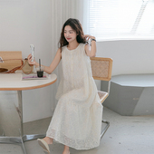 吊带裙子镂空刺绣可哺乳法式 孕妇装 连衣裙夏季 2026新款 长裙 夏款