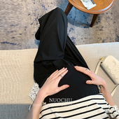 诺初 清凉裤 闭眼入托腹可调节休闲裤 宽松外穿九分奶奶裤 夏装